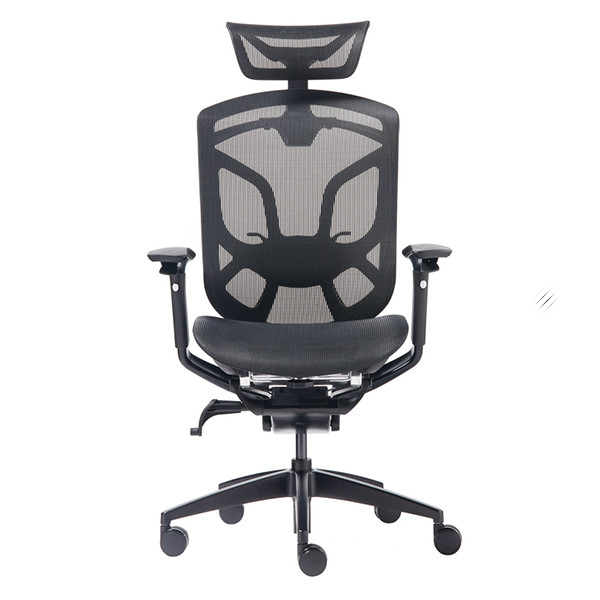 Sedia ergonomica Mesh Automatic Fitting respirabile dell'ufficio della parte girevole della farfalla della polvere nera