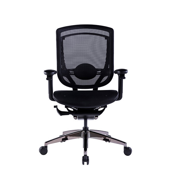 Il computer ergonomico della sedia dell'ufficio di Mesh Marrit X nero gira alta parte posteriore regolabile