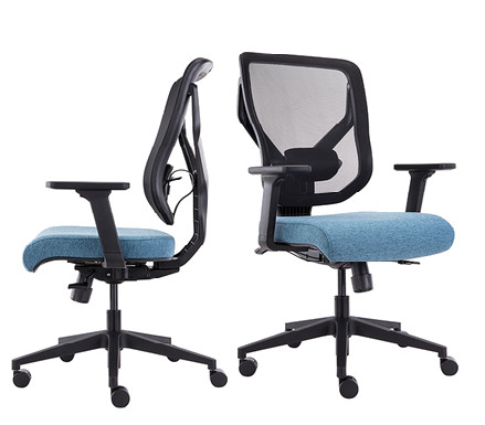 ODM Computer Task Chairs Adjustable Blue Ergonomic Desk Chair